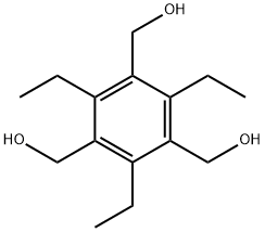 [2,4,6-triethyl-3,5-bis(hydroxymethyl)phenyl]methanol 结构式
