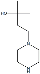 2-甲基-4-(哌嗪-1-基)-2-丁醇 结构式