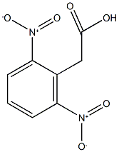 2-(2,6-dinitrophenyl)acetic acid 结构式