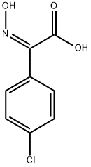 (2Z)-2-(4-chlorophenyl)-2-(N-hydroxyimino)acetic acid 结构式