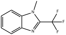 1-甲基-2-(三氟甲基)-1H-苯并[D]咪唑 结构式