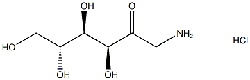 D-异葡萄糖胺盐酸盐 结构式