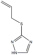 1H-1,2,4-Triazole,3-(2-propenylthio)-(9CI) 结构式