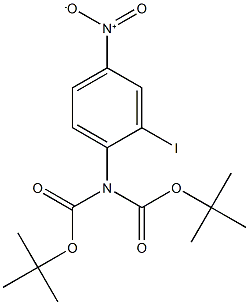 bis(1,1-dimethylethyl)-(2-iodo-4-nitrophenyl) imidodicarbonate 结构式