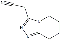 2-(5,6,7,8-四氢-[1,2,4]三唑并[4,3-A]吡啶-3-基)乙腈 结构式