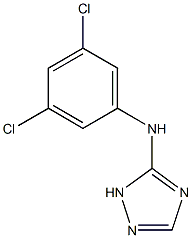 N-(3,5-dichlorophenyl)-1H-1,2,4-triazol-5-amine 结构式