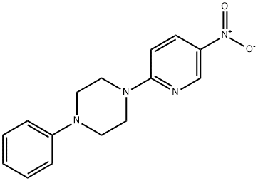 1-(5-nitropyridin-2-yl)-4-phenylpiperazine 结构式
