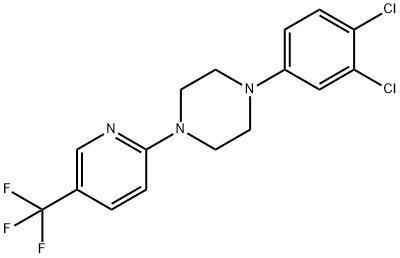 1-(3,4-dichlorophenyl)-4-[5-(trifluoromethyl)pyridin-2-yl]piperazine 结构式