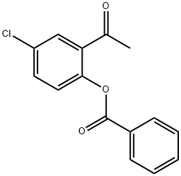 2-acetyl-4-chlorophenyl benzoate 结构式