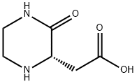 (S)-2-(3-氧哌嗪-2-基)乙酸 结构式