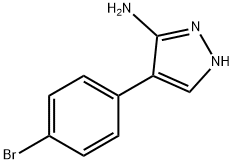 4-(4-溴苯基)-1H-吡唑-3-胺 结构式