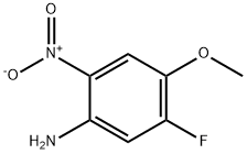 4-氨基-2-氟-5-硝基苯甲醚 结构式