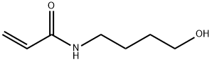 N-(4-Hydroxybutyl)acrylamide 结构式