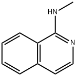 1-Isoquinolinamine,N-methyl-(9CI) 结构式