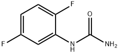 (2,5-difluorophenyl)urea 结构式