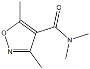 4-Isoxazolecarboxamide,N,N,3,5-tetramethyl-(9CI) 结构式
