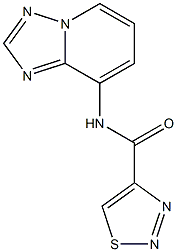 1,2,3-Thiadiazole-4-carboxamide,N-[1,2,4]triazolo[1,5-a]pyridin-8-yl-(9CI) 结构式