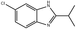 6-氯-2-异丙基-1H-苯并[D]咪唑 结构式