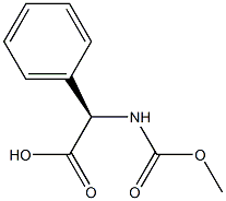 MOC-D-苯甘胺酸 结构式