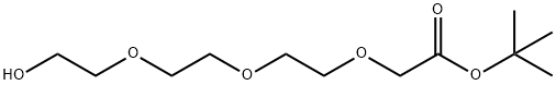 乙酸叔丁酯-三聚乙二醇 结构式
