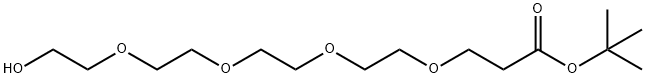 tert-Butyl1-hydroxy-3,6,9,12-tetraoxapentadecan-15-oate