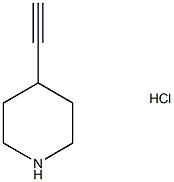 4-乙炔基哌啶盐酸盐 结构式