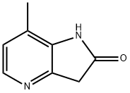 6-甲基4-氮杂-吲哚-2-酮 结构式