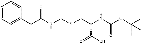 BOC-L-CYS(PHACM) 结构式