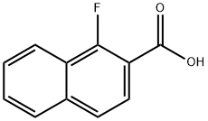 1-氟-2-萘酸 结构式