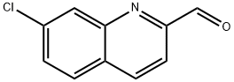 2-QUINOLINECARBOXALDEHYDE, 7-CHLORO- 结构式