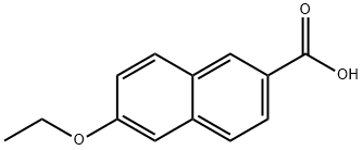 2-NAPHTHALENECARBOXYLICACID,6-ETHOXY-(9CI) 结构式
