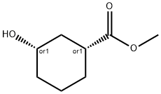 顺式-3-羟基环己烷-1-羧酸甲酯 结构式