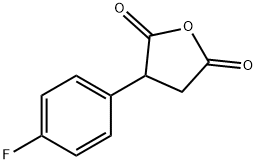 3-(4-氟苯基)二氢呋喃-2,5-二酮 结构式