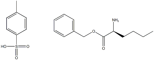 L-正亮氨酸苄酯对甲苯磺酸盐 结构式