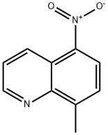 8-甲基-5-硝基喹啉 结构式