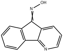 5H-indeno[1,2-b]pyridin-5-one oxime 结构式