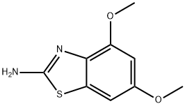 2-氨基-4,6-二甲氧基苯并噻唑 结构式
