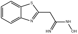 2-Benzothiazoleethanimidamide,N-hydroxy-(9CI) 结构式