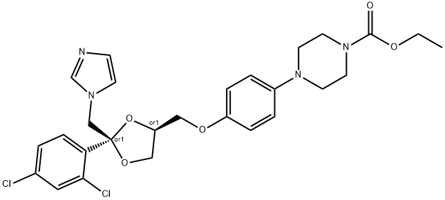 新康唑 结构式