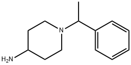 1-(1-苯基乙基)哌啶-4-胺 结构式