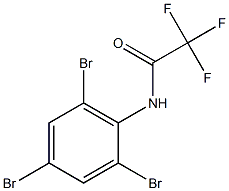 2,2,2-trifluoro-N-(2,4,6-tribromophenyl)acetamide 结构式