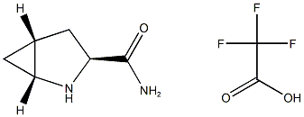 (1R,3S,5R)-2-氮杂双环[3.1.0]己烷-3-甲酰胺 2,2,2-三氟乙酸盐 结构式