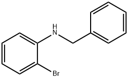 N-苄基-2-溴苯胺 结构式