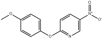 2-(4-methoxyphenoxy)-5-nitropyridine 结构式