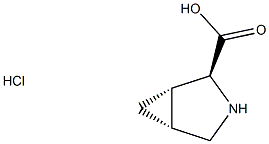 (1R,2R,5S)-rel-3-azabicyclo[3.1.0]hexane-2-carboxylic acid, hydrochloride 结构式