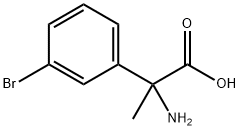 2-氨基-2-(3-溴苯基)丙酸 结构式