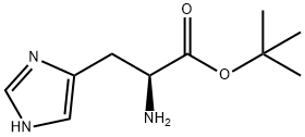 (S)-叔-丁基 2-氨基-3-(1H-咪唑-4-基)丙酯 结构式