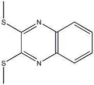 2,3-双(甲硫基)喹喔啉 结构式