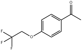 1-(4-(2,2,2-三氟乙氧基)苯基)乙酮 结构式