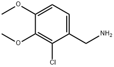 2-氯-3,4-二甲氧基苄胺盐酸盐 结构式